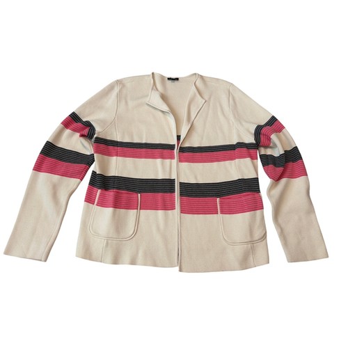 Talbots cream navy - talbots, striped